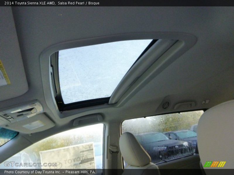 Salsa Red Pearl / Bisque 2014 Toyota Sienna XLE AWD