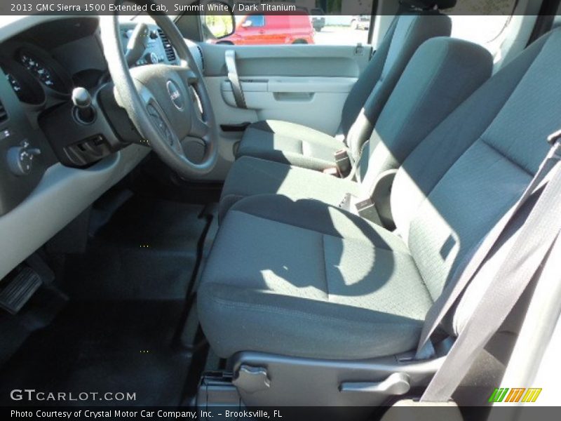 Summit White / Dark Titanium 2013 GMC Sierra 1500 Extended Cab