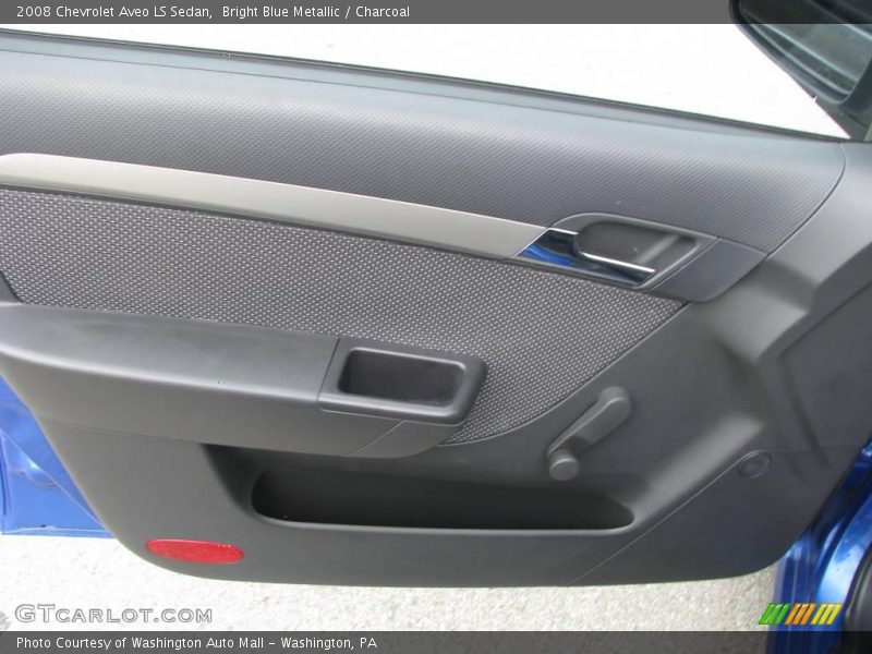 Bright Blue Metallic / Charcoal 2008 Chevrolet Aveo LS Sedan