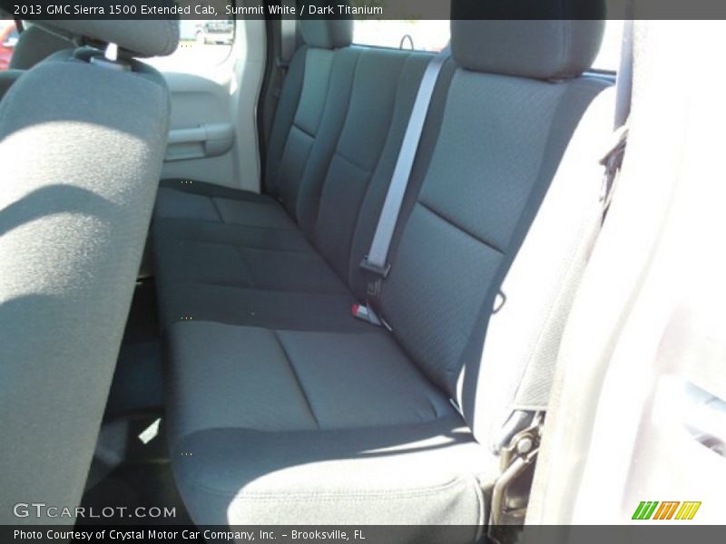 Summit White / Dark Titanium 2013 GMC Sierra 1500 Extended Cab
