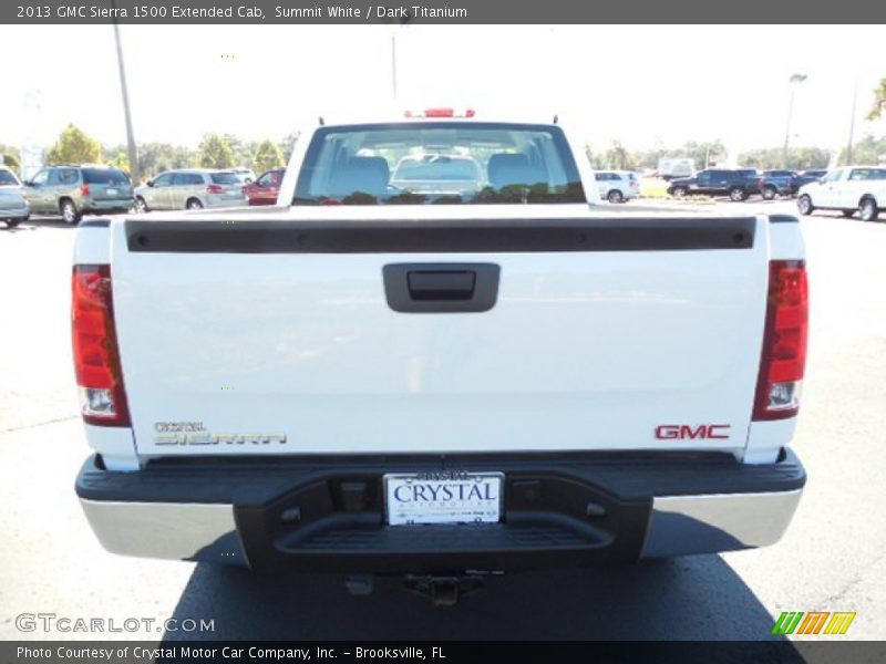 Summit White / Dark Titanium 2013 GMC Sierra 1500 Extended Cab