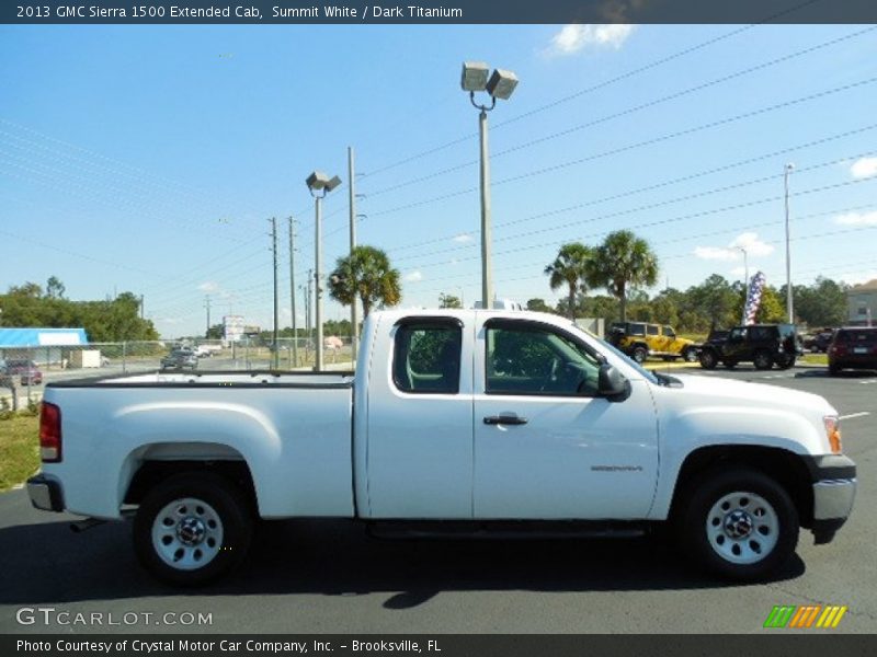 Summit White / Dark Titanium 2013 GMC Sierra 1500 Extended Cab