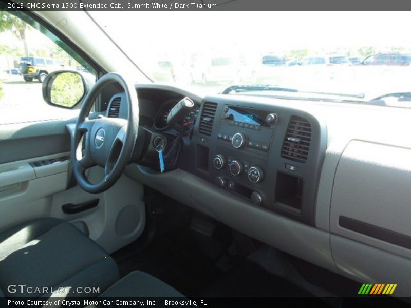 Summit White / Dark Titanium 2013 GMC Sierra 1500 Extended Cab