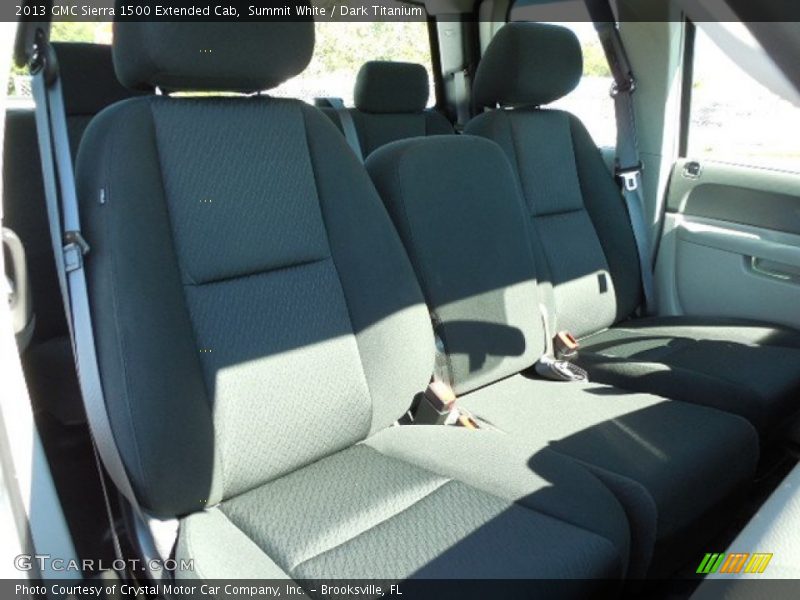 Summit White / Dark Titanium 2013 GMC Sierra 1500 Extended Cab
