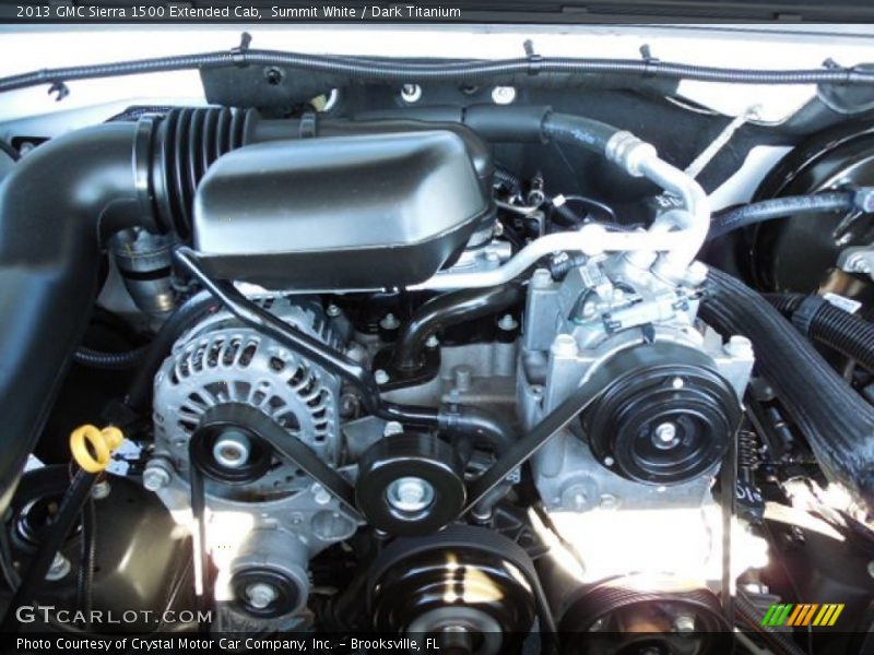 Summit White / Dark Titanium 2013 GMC Sierra 1500 Extended Cab