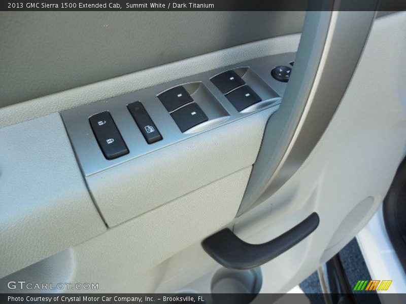 Summit White / Dark Titanium 2013 GMC Sierra 1500 Extended Cab