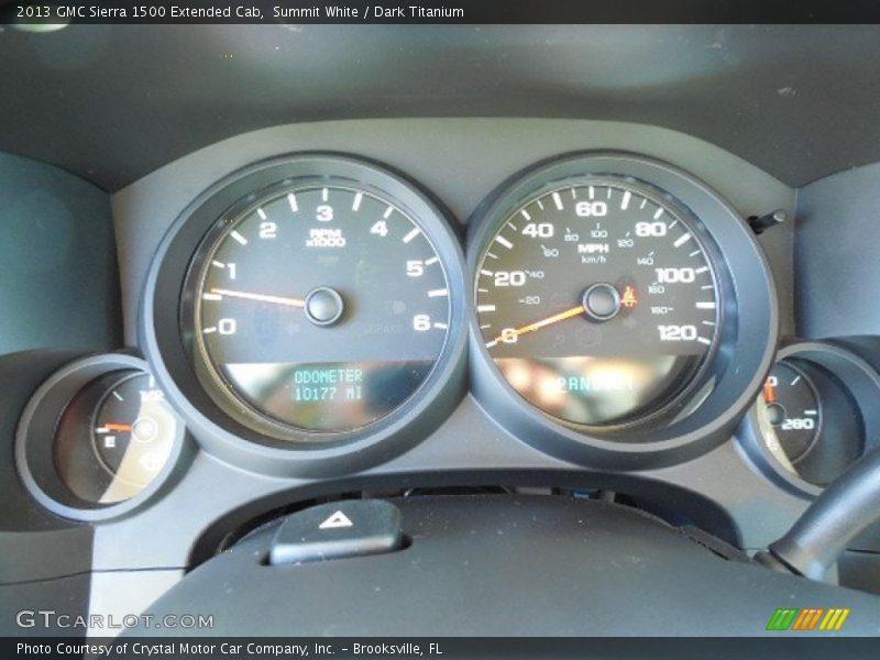 Summit White / Dark Titanium 2013 GMC Sierra 1500 Extended Cab