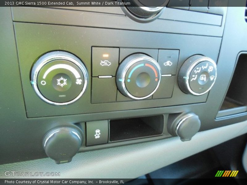 Summit White / Dark Titanium 2013 GMC Sierra 1500 Extended Cab