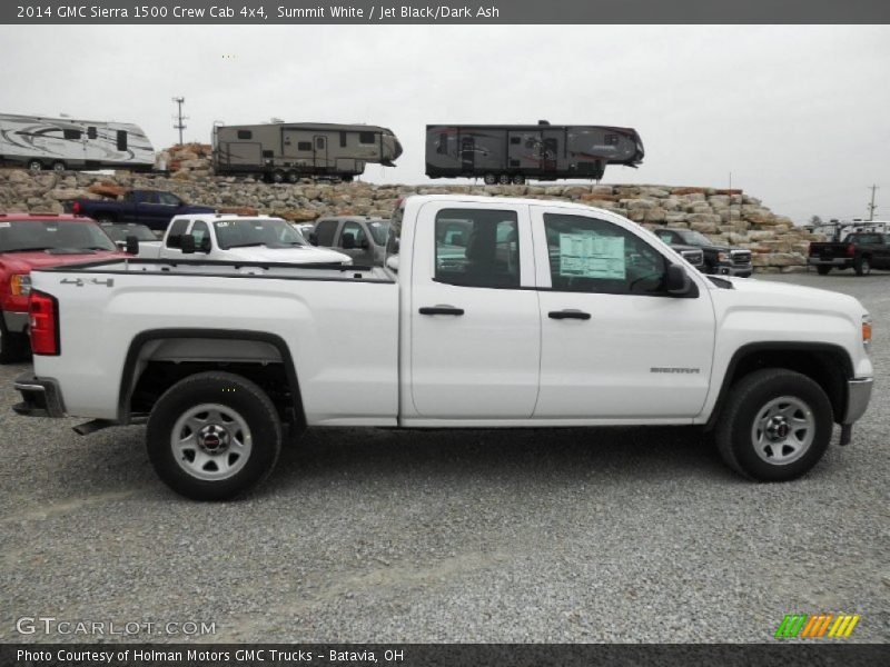 Summit White / Jet Black/Dark Ash 2014 GMC Sierra 1500 Crew Cab 4x4