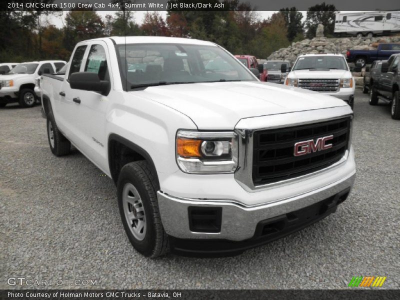 Summit White / Jet Black/Dark Ash 2014 GMC Sierra 1500 Crew Cab 4x4