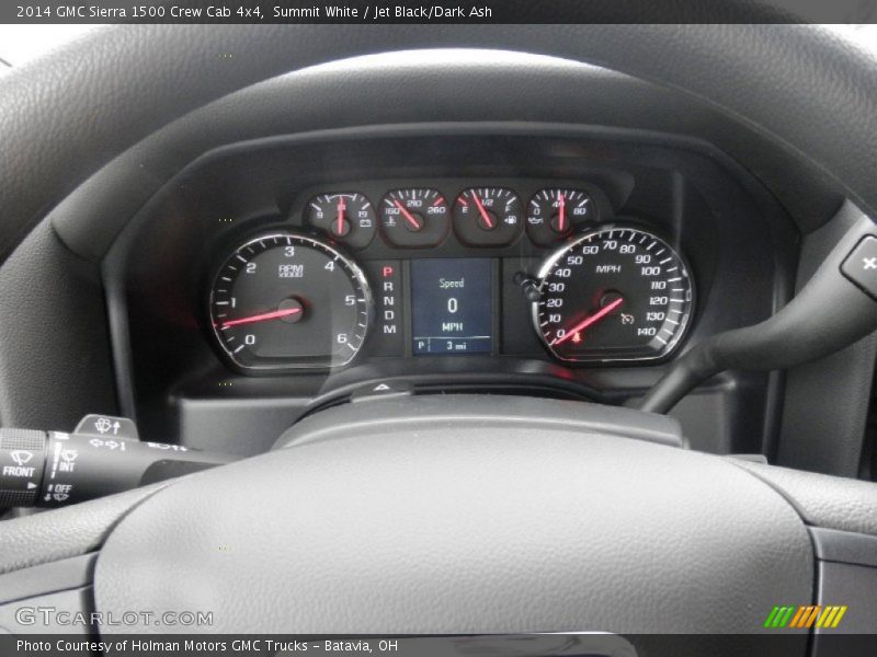 Summit White / Jet Black/Dark Ash 2014 GMC Sierra 1500 Crew Cab 4x4