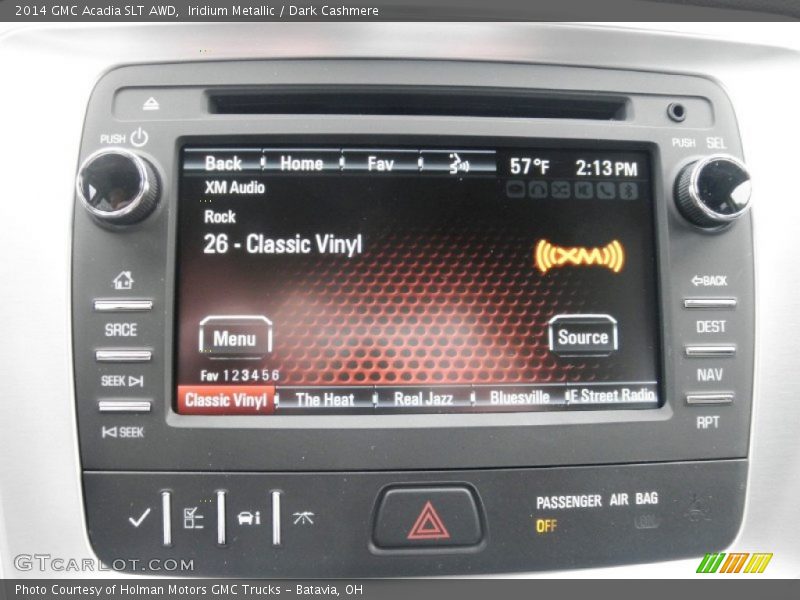 Iridium Metallic / Dark Cashmere 2014 GMC Acadia SLT AWD