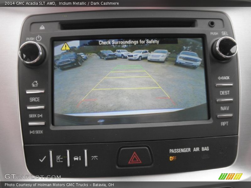 Iridium Metallic / Dark Cashmere 2014 GMC Acadia SLT AWD
