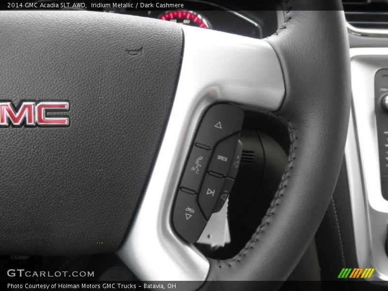 Iridium Metallic / Dark Cashmere 2014 GMC Acadia SLT AWD