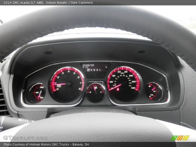 Iridium Metallic / Dark Cashmere 2014 GMC Acadia SLT AWD