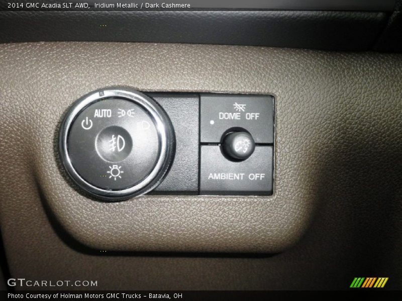 Iridium Metallic / Dark Cashmere 2014 GMC Acadia SLT AWD