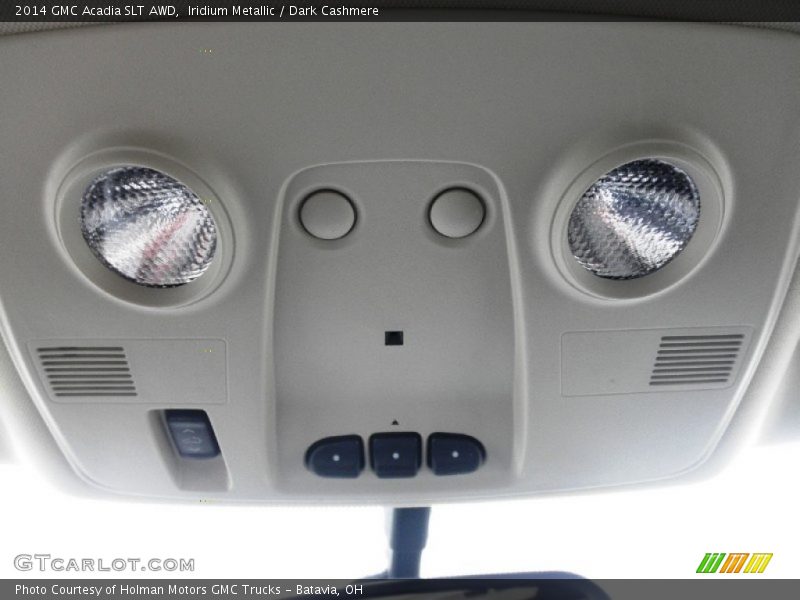 Iridium Metallic / Dark Cashmere 2014 GMC Acadia SLT AWD