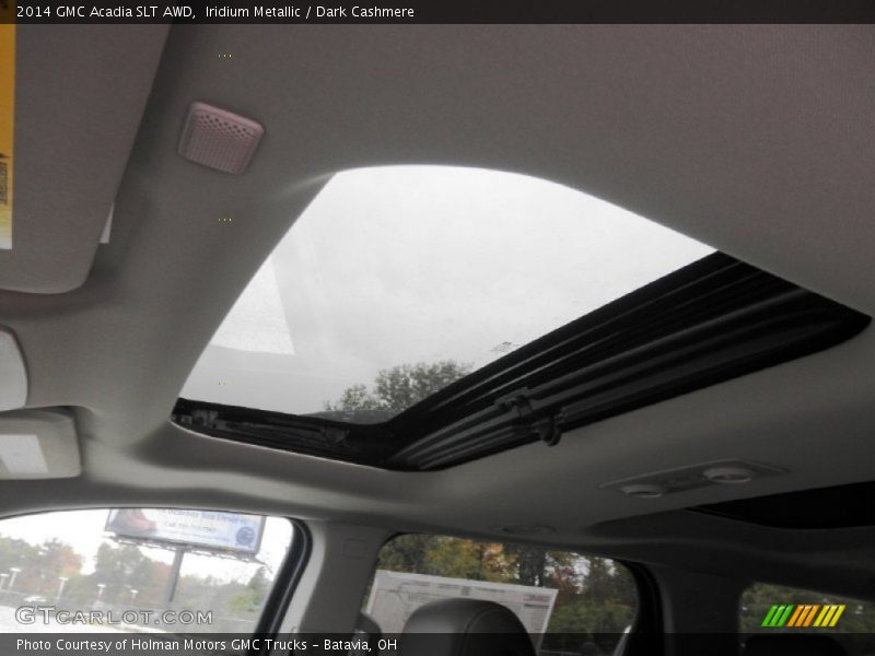Iridium Metallic / Dark Cashmere 2014 GMC Acadia SLT AWD