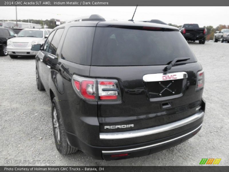 Iridium Metallic / Dark Cashmere 2014 GMC Acadia SLT AWD