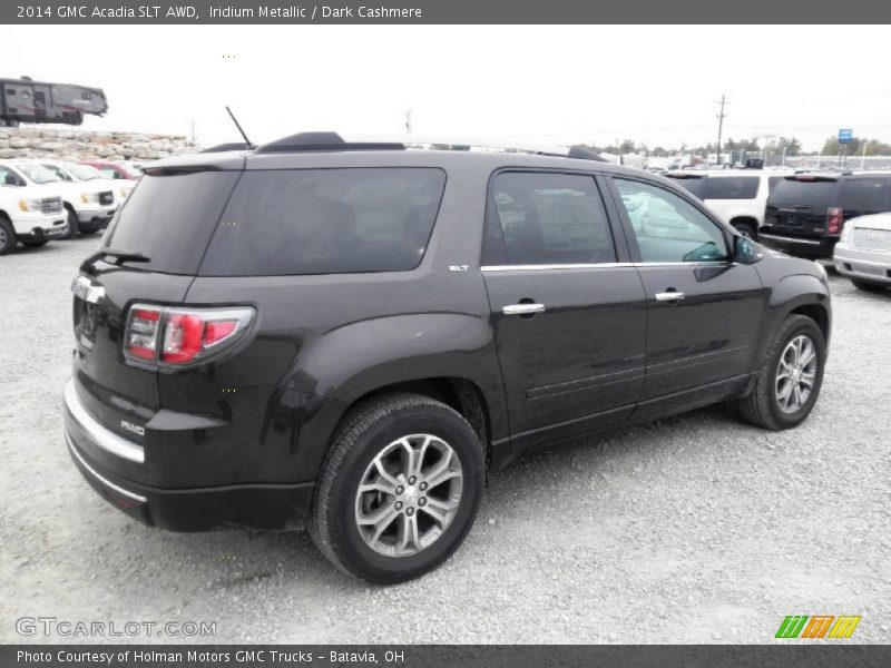 Iridium Metallic / Dark Cashmere 2014 GMC Acadia SLT AWD