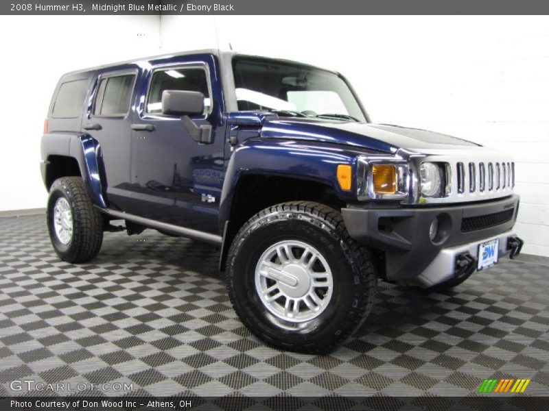 Midnight Blue Metallic / Ebony Black 2008 Hummer H3