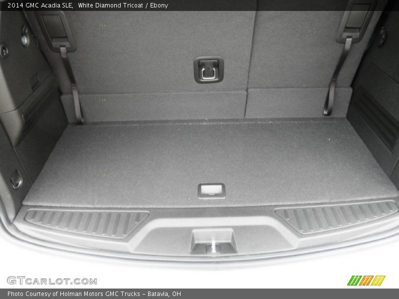 White Diamond Tricoat / Ebony 2014 GMC Acadia SLE