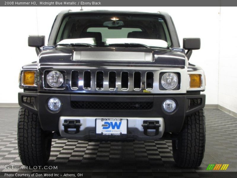 Midnight Blue Metallic / Ebony Black 2008 Hummer H3