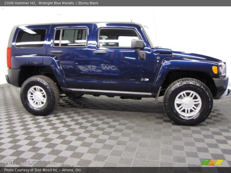 Midnight Blue Metallic / Ebony Black 2008 Hummer H3