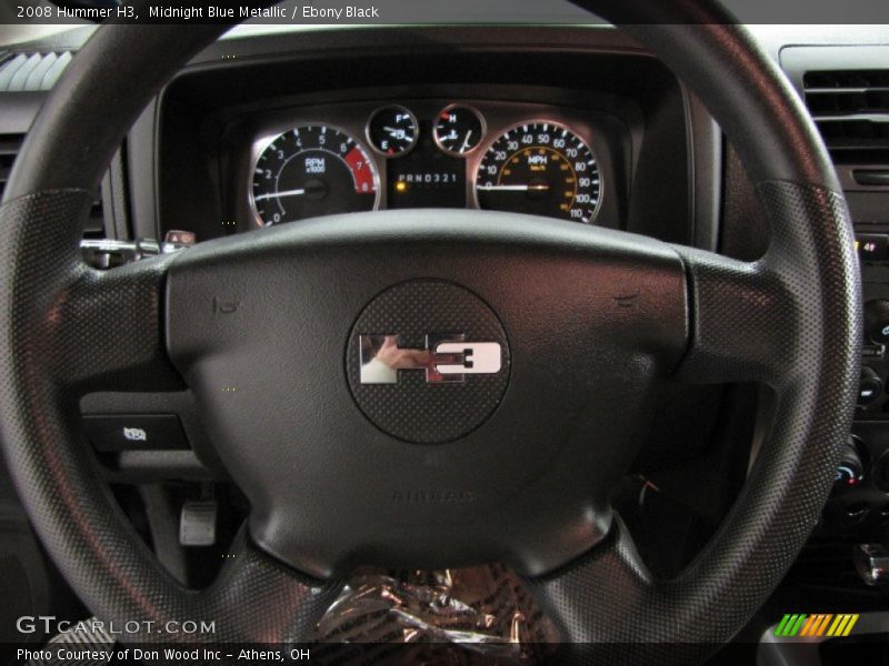 Midnight Blue Metallic / Ebony Black 2008 Hummer H3