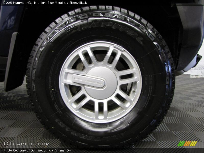 Midnight Blue Metallic / Ebony Black 2008 Hummer H3