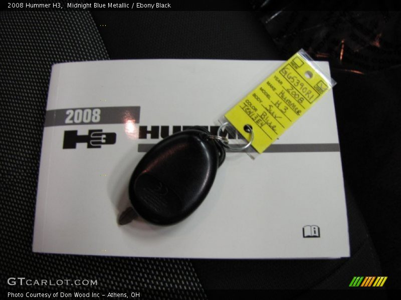 Midnight Blue Metallic / Ebony Black 2008 Hummer H3
