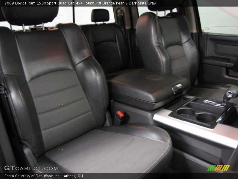 Sunburst Orange Pearl / Dark Slate Gray 2009 Dodge Ram 1500 Sport Quad Cab 4x4