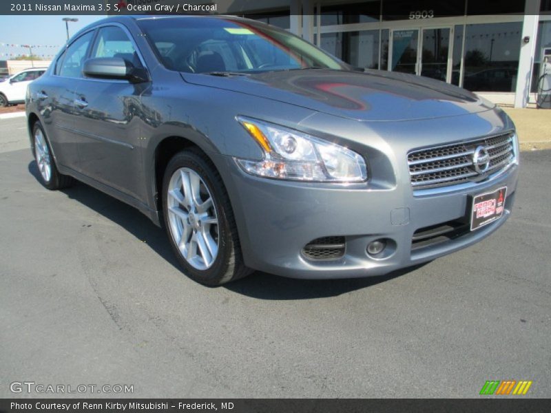 Ocean Gray / Charcoal 2011 Nissan Maxima 3.5 S