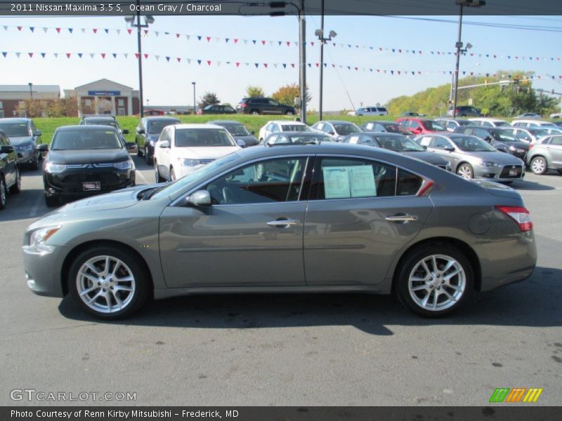 Ocean Gray / Charcoal 2011 Nissan Maxima 3.5 S