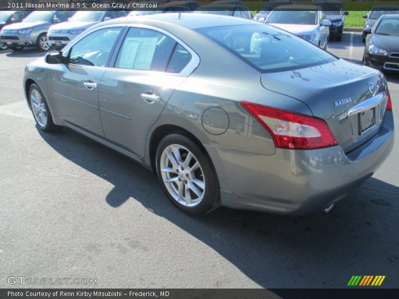 Ocean Gray / Charcoal 2011 Nissan Maxima 3.5 S