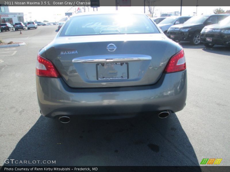 Ocean Gray / Charcoal 2011 Nissan Maxima 3.5 S