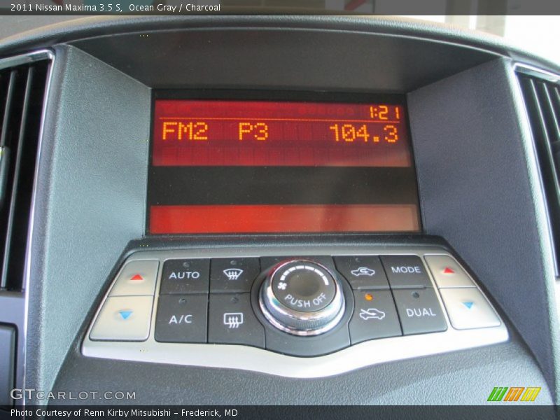 Ocean Gray / Charcoal 2011 Nissan Maxima 3.5 S