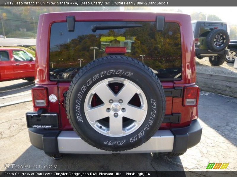 Deep Cherry Red Crystal Pearl / Black/Dark Saddle 2012 Jeep Wrangler Unlimited Sahara 4x4