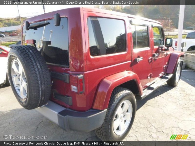 Deep Cherry Red Crystal Pearl / Black/Dark Saddle 2012 Jeep Wrangler Unlimited Sahara 4x4