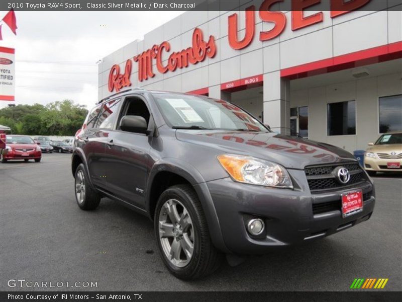 Classic Silver Metallic / Dark Charcoal 2010 Toyota RAV4 Sport