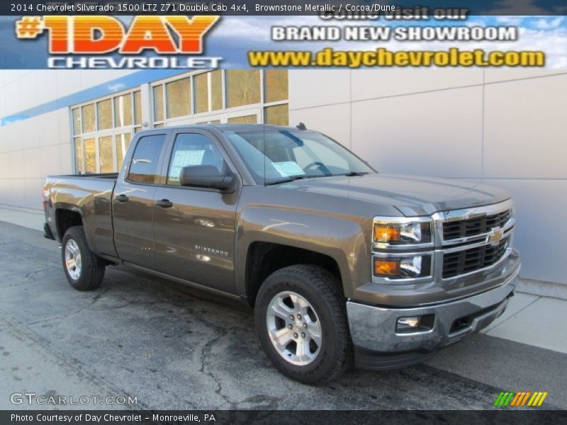 Brownstone Metallic / Cocoa/Dune 2014 Chevrolet Silverado 1500 LTZ Z71 Double Cab 4x4