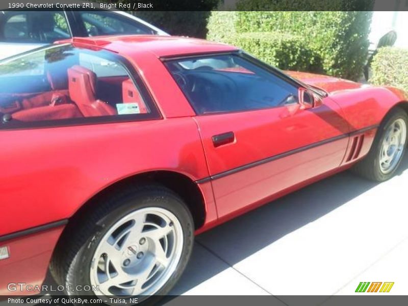 Bright Red / Black 1990 Chevrolet Corvette ZR1