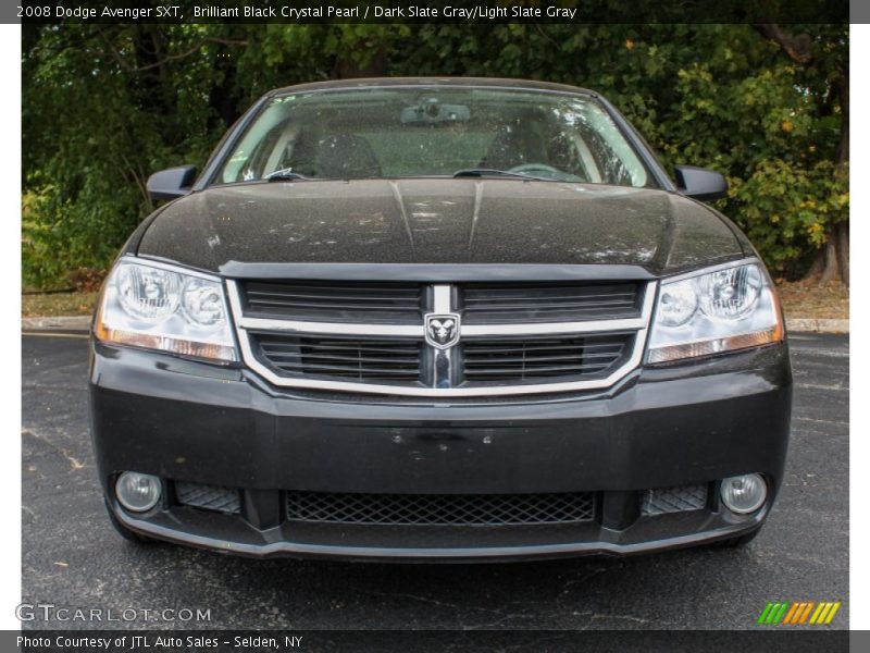Brilliant Black Crystal Pearl / Dark Slate Gray/Light Slate Gray 2008 Dodge Avenger SXT