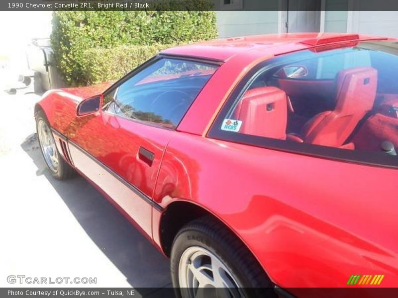 Bright Red / Black 1990 Chevrolet Corvette ZR1