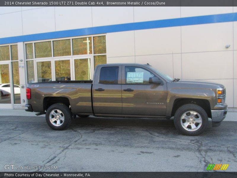 Brownstone Metallic / Cocoa/Dune 2014 Chevrolet Silverado 1500 LTZ Z71 Double Cab 4x4