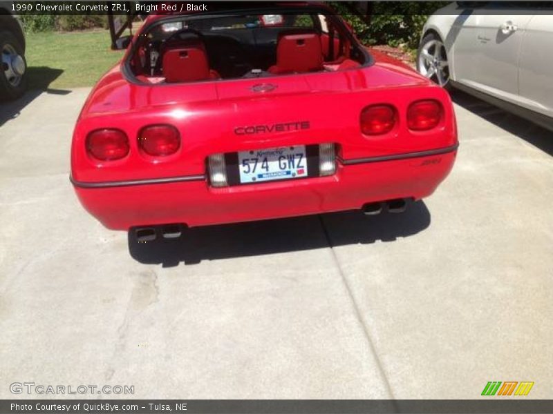 Bright Red / Black 1990 Chevrolet Corvette ZR1