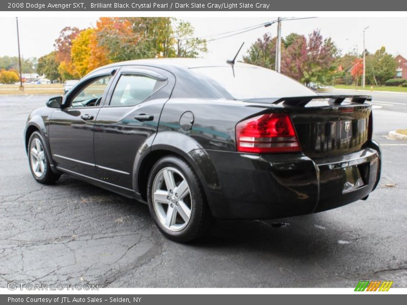 Brilliant Black Crystal Pearl / Dark Slate Gray/Light Slate Gray 2008 Dodge Avenger SXT