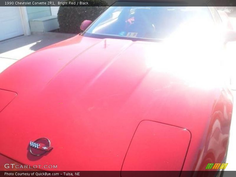 Bright Red / Black 1990 Chevrolet Corvette ZR1