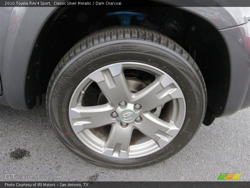 Classic Silver Metallic / Dark Charcoal 2010 Toyota RAV4 Sport