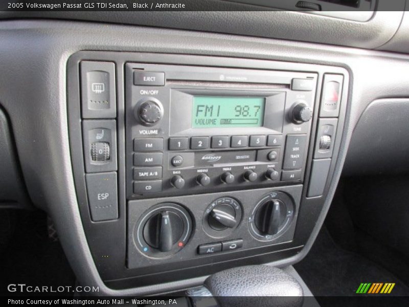 Black / Anthracite 2005 Volkswagen Passat GLS TDI Sedan